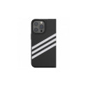 Adidas OR Booklet Case PU iPhone 13 Pro / 13 6,1" czarno biały/black white 47112