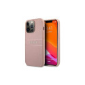 Guess GUHCP13XPSASBPI iPhone 13 Pro Max 6.7" pink/pink hardcase Saffiano Stripe