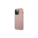 Guess GUHCP13XPSASBPI iPhone 13 Pro Max 6.7" pink/pink hardcase Saffiano Stripe