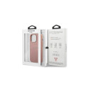 Guess GUHCP13XPSASBPI iPhone 13 Pro Max 6.7" pink/pink hardcase Saffiano Stripe
