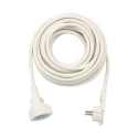 Brennenstuhl extension cable, 1x angled flat plug (white, 10 meters)
