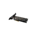 Axagon PCIe 3.0 x4 controller - NVMe M-key + SATA B-key (PCEM2-D)