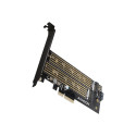 Axagon PCIe 3.0 x4 controller - NVMe M-key + SATA B-key (PCEM2-D)