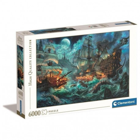 Clementoni Puzzle 6000 HQ Pirates Battle