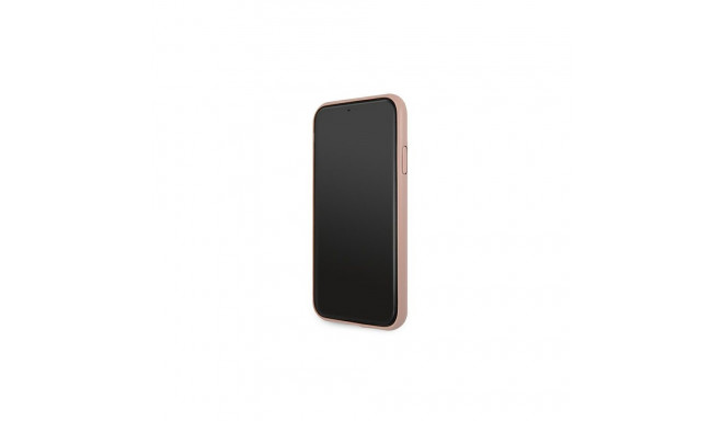 Guess GUHCN614GMGPI iPhone 11 6.1"/ Xr roosa kõvakorpus 4G suur metallist logo
