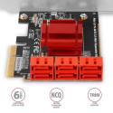 Axagon kontroller PCI-Express AXAGON PCES-SA6 kontroller