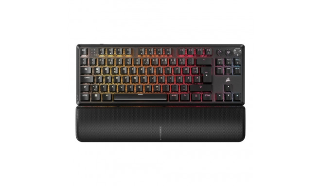 Corsair K70 CORE TKL klaviatuur mängimiseks USB + RF juhtmevaba + Bluetooth QWERTZ saksa must