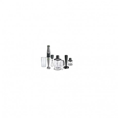 Braun MultiQuick 9 MQ 9147X 0,6 l saumikser 1200 W must, roostevaba teras