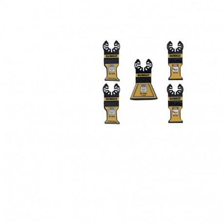 DEWALT tikksae terakomplekt, 5 tk