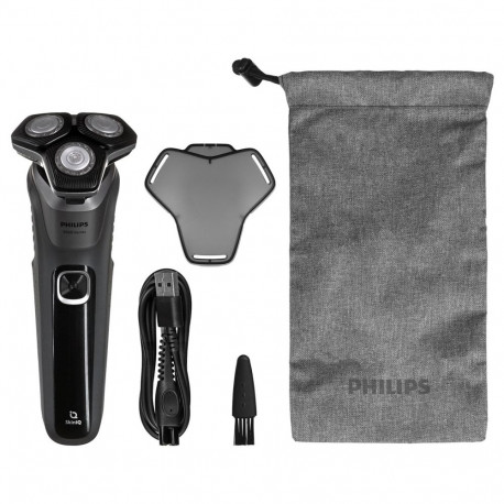 Philips SHAVER Series 5000 S5887/10 Märg- ja kuivkasutusega elektriline pardel ning pehme vutlar