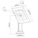 Maclean MC-677 Anti Theft Tablet Stand Holder Safe System Table Desk Mount Lock Key iPad 2 / 3 / 4 /