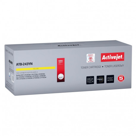 Activejet ATB-243YN tooner (asendus Brother TN-243Y; Supreme; 1000 lehte; kollane)