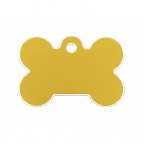 Identification plate Imarc Bone Yellow Golden
