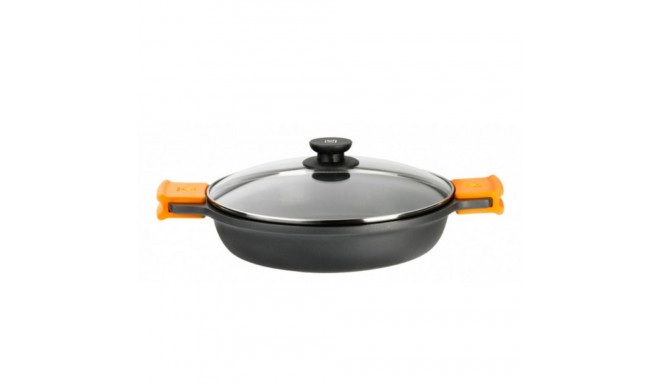 Casserole with glass lid BRA A270540 (40 cm) Aluminium