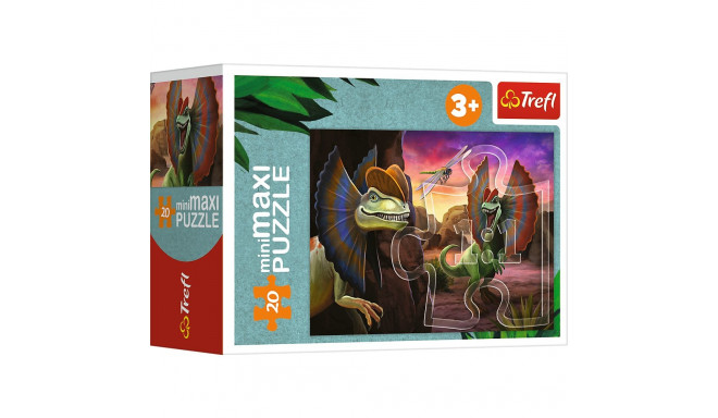 Puzzle - miniMaxi - avasta dinosauruste maailm - Trefl 56036