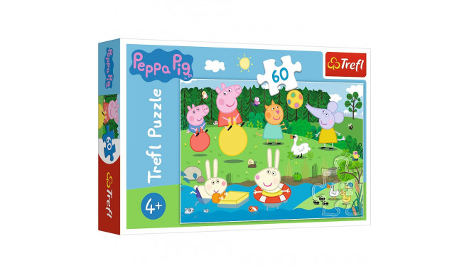 Puzzle - 60 - Wakacyjna zabawa - Peppa Pig 17326