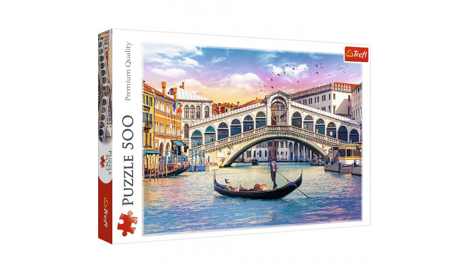 Puzzle - 500 - Most Rialto - Veneetsia - Trefl 37398
