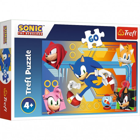 Puzzle - 60 - Sonic tegutsemas - Trefl 17387
