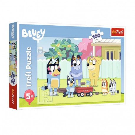 Puzzle - 100 - lõbus maailm Bluey - Trefl 16471