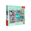 Puzzle - 4w1 - Szalony dzień Lilo and Stitch - Disney Lilo and Stitch 34633