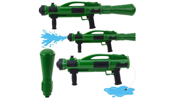 Pistolet Broń Na Wodę Bazooka Z Pompą 73 cm Zielona 1100ml