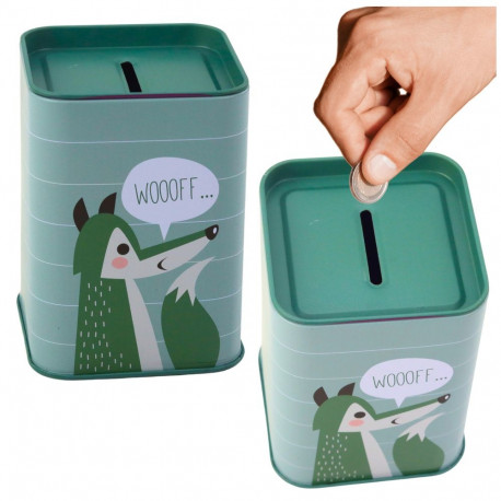 Skarbonka Zwierzątko Metalowa Nauka Oszczędzania 11x8cm