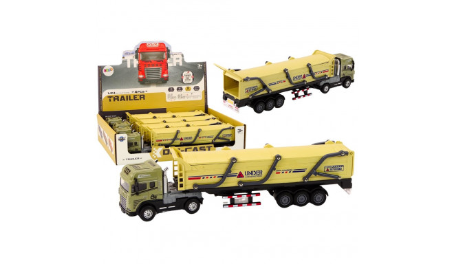 Ciężarówka Z Przyczepą TIR Pojazd Transportowy 1:24 Dźwięki Światła