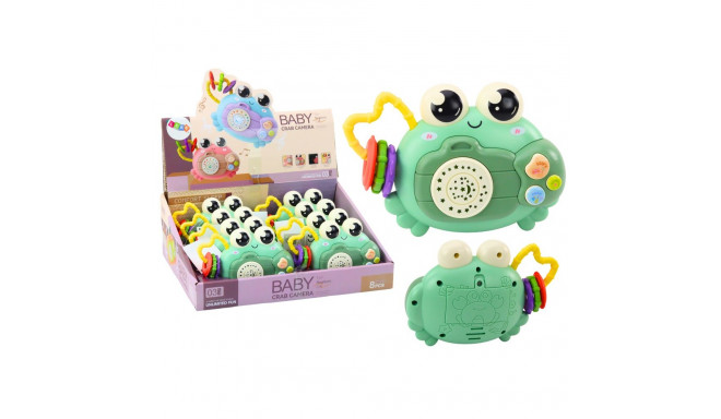 Krab aparaat kõristi projektor patareidega helid roheline