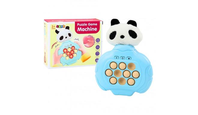 gra pop-it panda plüüsist osavuskonsool vibratsiooniga sensoorne