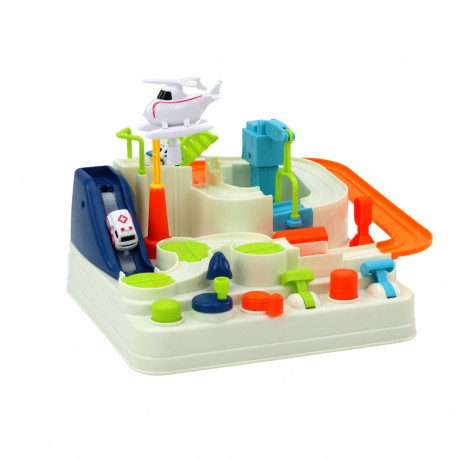 Interaktiivne takistusrada ja parkla lastele mänguautodega