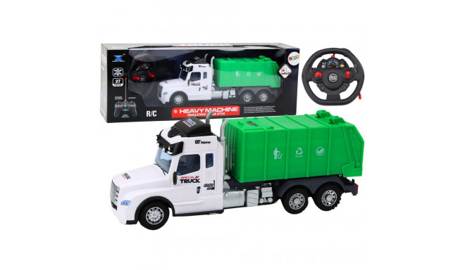 zdaljuhitav RC prügiveok roheline tuled helid