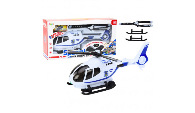 Helikopter Policyjny Śmigłowiec Jeżdżący Światła Dźwięki