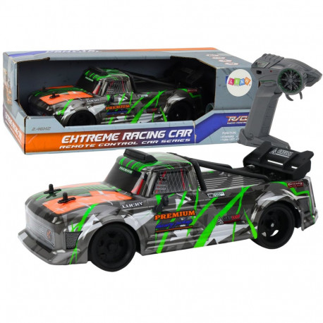 Autko RC 1:16 kummist rattad drift hall-roheline