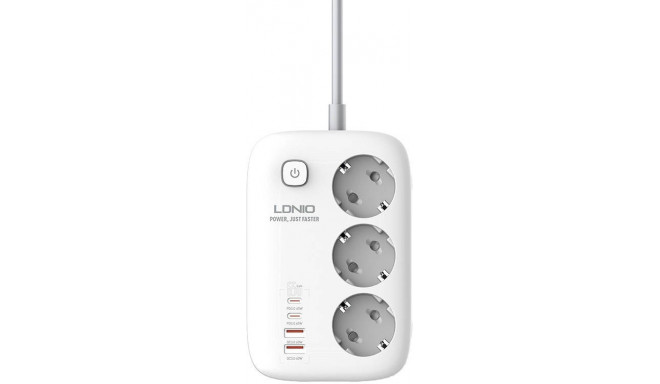 LDNIO power strip SE3436 65W GaN 3xAC/2xUSB/2xUSB-C