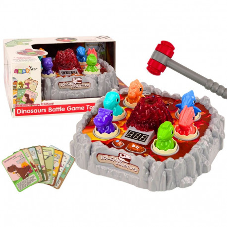 Gra Zręcznościowa Wac A Mole Dinozaury Wulkan Efekt Dymny Światła Dźwięki