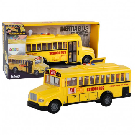 koolibuss 1:16 friktsioonajamiga avatavad uksed tuled ja helid, kollane