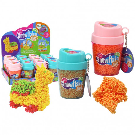 Squishy Kulki Styropianowe Masa w Kubeczku Pomarańczowy