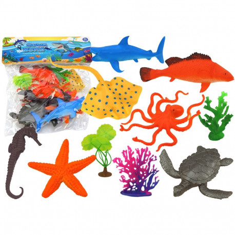 komplekt mereelukate figuure 7 tükki veetaimed