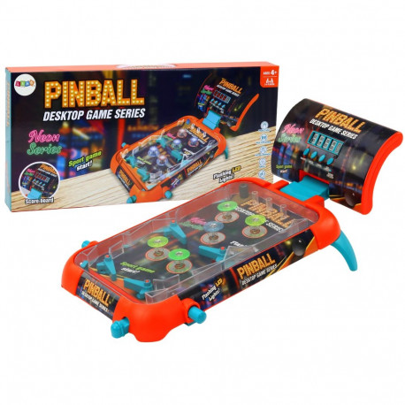 Gra Zręcznościowa Pinball Ledowe Światła Dźwięki Tablica Wyników
