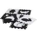 Miękkie Puzzle Mata Kontrastowa Edukacyjna Pianka EVA Czarno-Białe 19 ele.