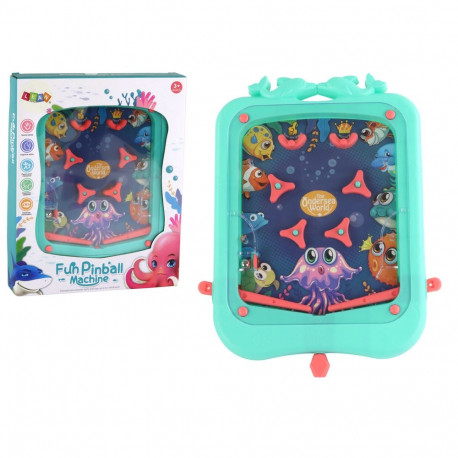 Gra Zręcznościowa Mini Pinball Gra z Kulką Zielona