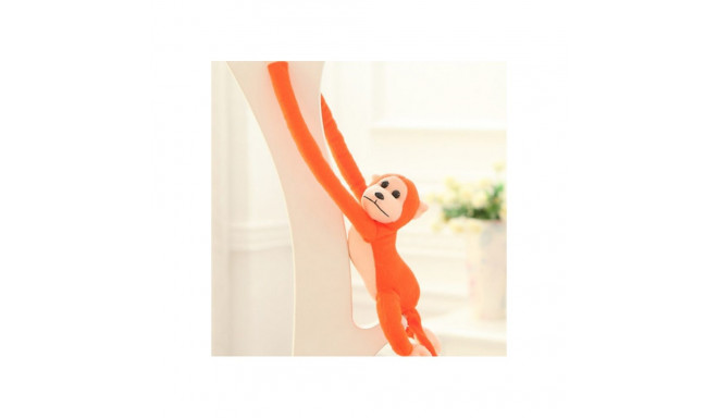 Maskotka Pluszowa Małpka z Dźwiękiem Pomarańczowa 80 cm