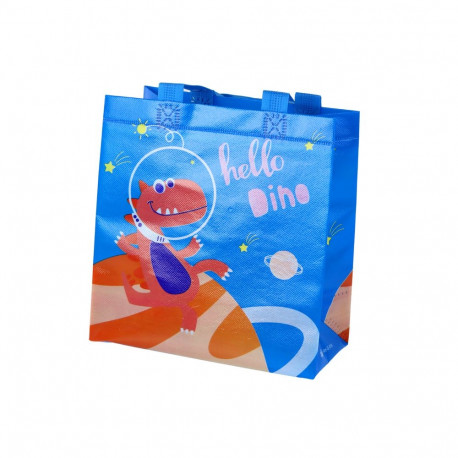 torba prezentowa dinozaur sinine 23cm x 21,5cm x 11cm