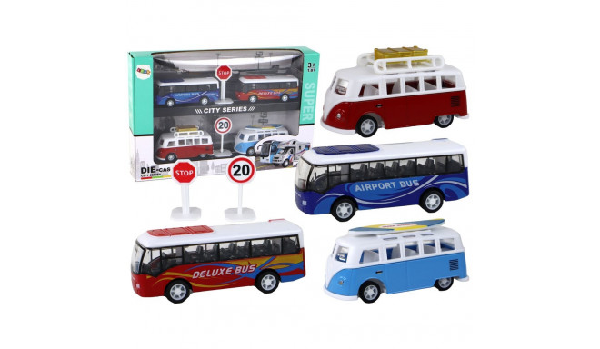 Kampery autobusy friktsioonajamiga 1:87 4 tükki