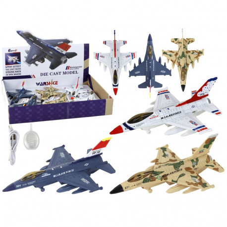 Samolot Wojskowy Myśliwiec Dźwięk Światła Moro