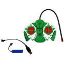 Zdalnie Sterowany Ciągnik Traktor R/C z Przyczepą 1:24 Światła Zielony