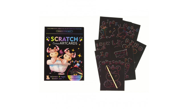 Zdrapywanka Kolorowanka Dla Dzieci Zwierzątka