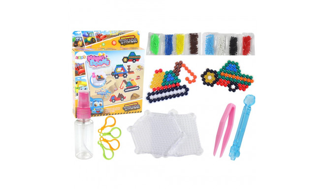 Zestaw Koralików Wodnych DIY Magiczne Koraliki 8 Kolorów Pojazdy Budowlane