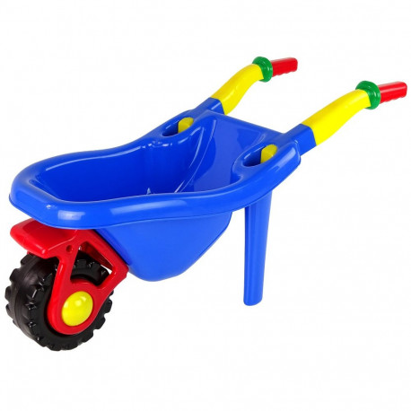 Duża Kolorowa Taczka Ogrodowa Niebieska