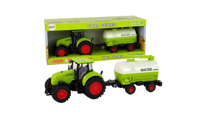 traktor haagisega suured rattad roheline farm